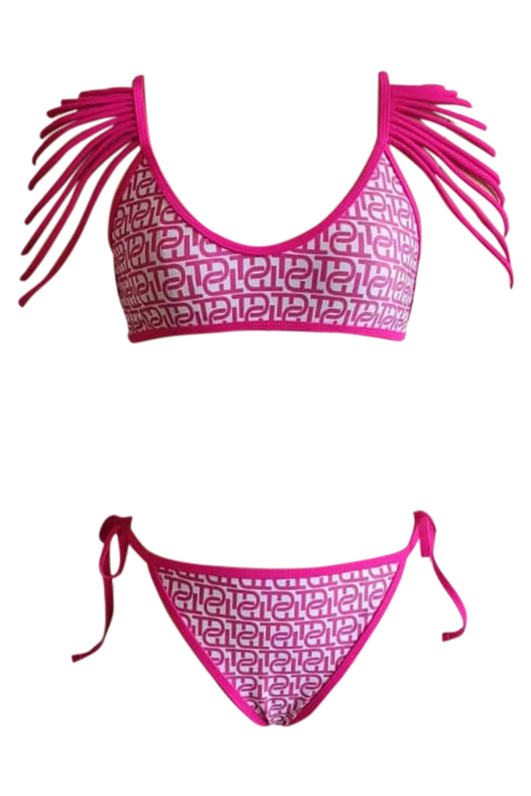 2 Piece Bikini Set | Spaghetti Signature Tebo Dambe TD Monogram Bikini