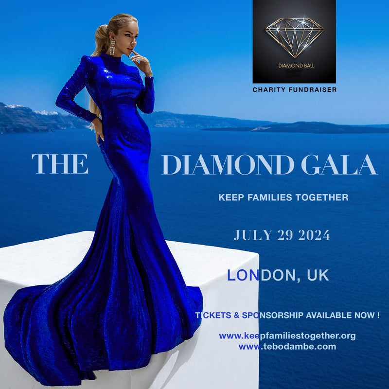 The Diamond Gala is an exquisite charitable dinner event hosted by the non-profit organization Keep Families Together featuring a lavish luxury fashion showcase, art, auctions, and dance performances, attended by A-list celebrities. www.tebodambe.com