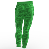 Men's Luxury TD Monogram Embossed Sports Jacket & Sweatpants | Green Velvet