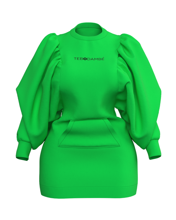 Wame Sweater Dress | Green