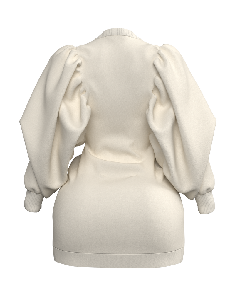 Toni Sweater Dress | Cream White